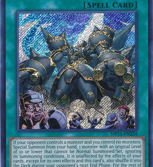 A Wild Monster Appears! [MP15-EN234] Secret Rare on Sale