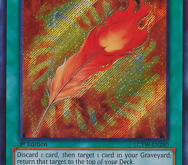 A Feather of the Phoenix [LCYW-EN280] Secret Rare For Cheap